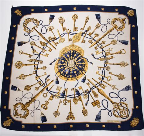 hermes les cles scarf